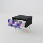 MAGIC NATURE Nightstand in Black Finish