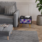 MAGIC NATURE Nightstand in Black Finish