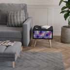 MAGIC NATURE Nightstand in Black Finish