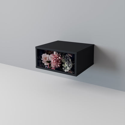 PURE BLOSSOM Nattduksbord i svart finish