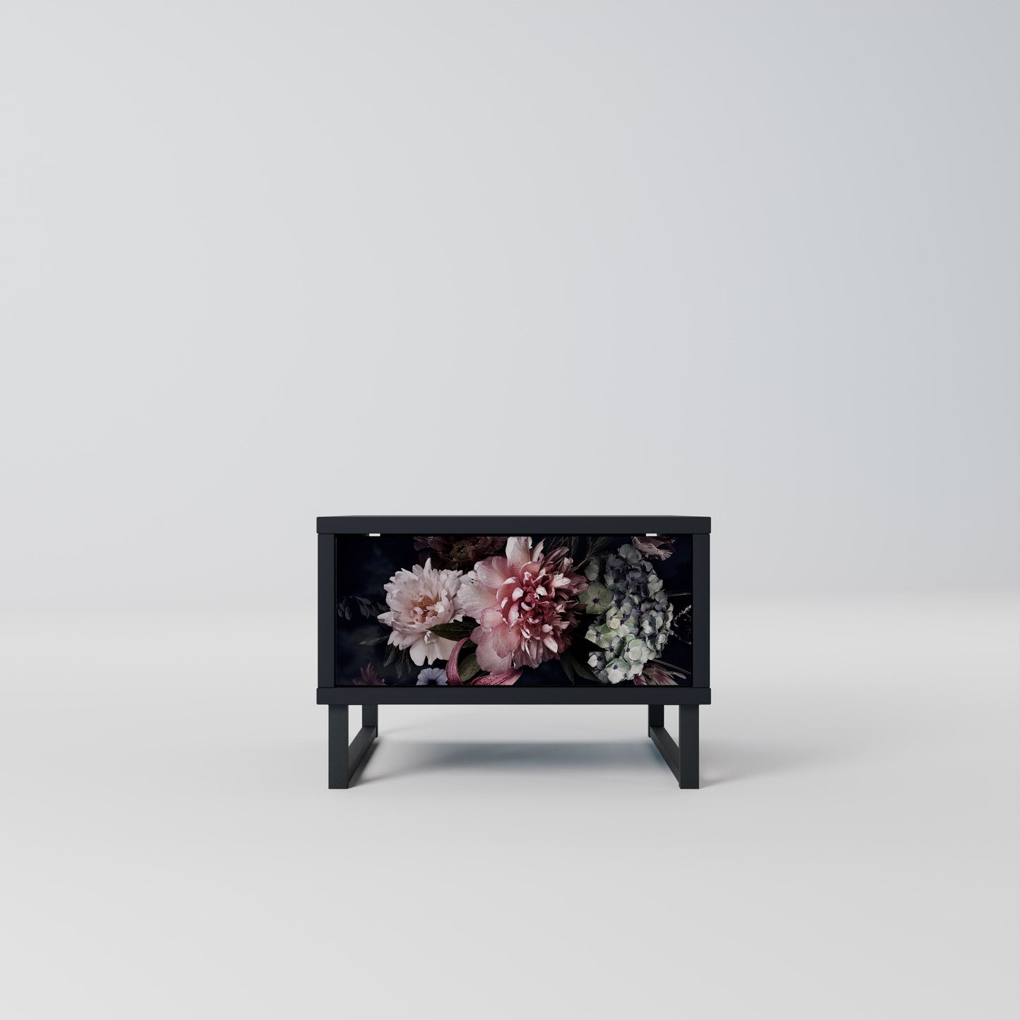 PURE BLOSSOM Nattduksbord i svart finish