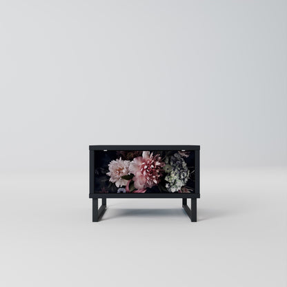 PURE BLOSSOM Nattduksbord i svart finish