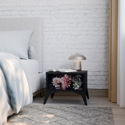 PURE BLOSSOM Nattduksbord i svart finish