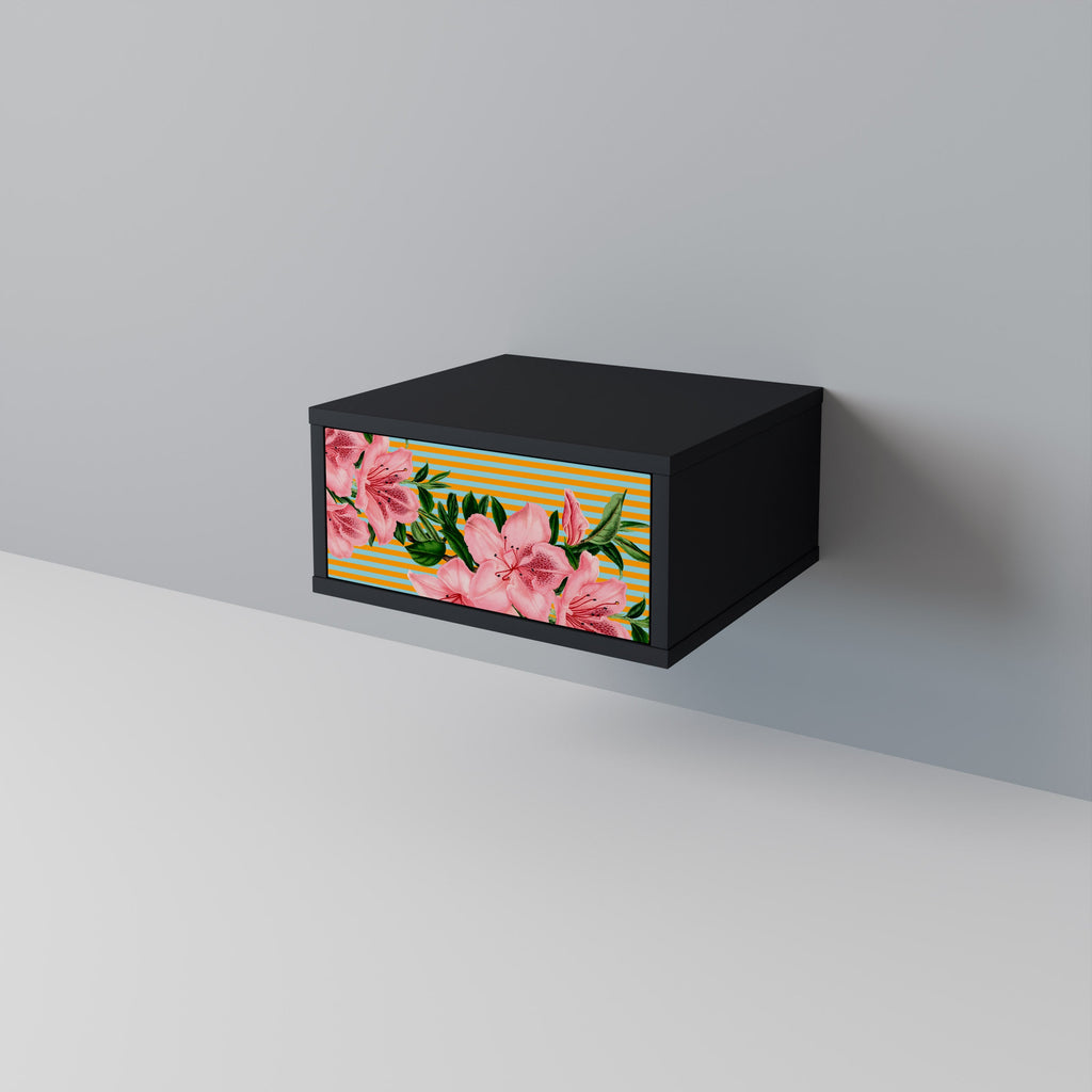 FRAGILE BEAUTY Nattduksbord i svart finish
