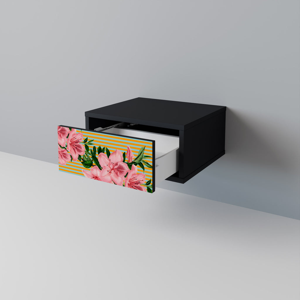 FRAGILE BEAUTY Nattduksbord i svart finish