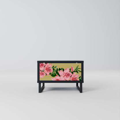 FRAGILE BEAUTY Nattduksbord i svart finish
