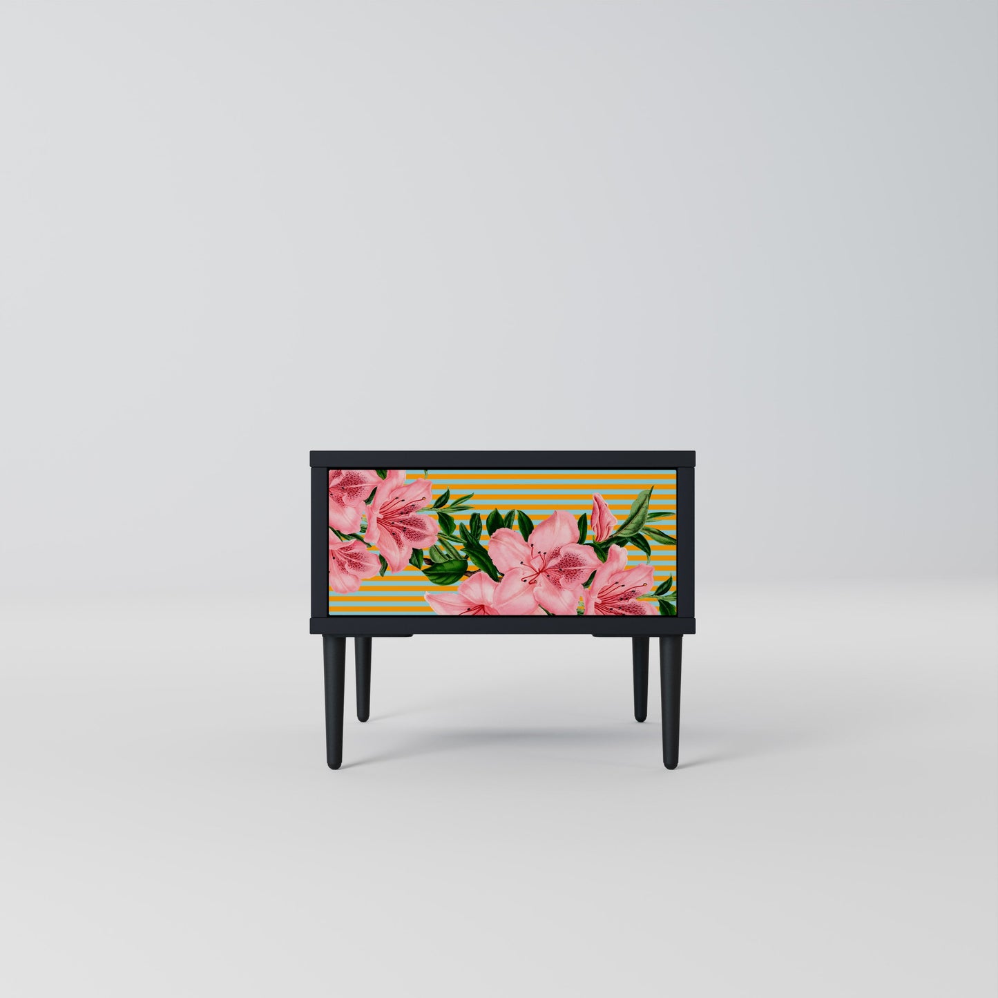 FRAGILE BEAUTY Nattduksbord i svart finish
