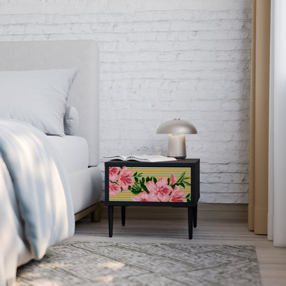 FRAGILE BEAUTY Nattduksbord i svart finish
