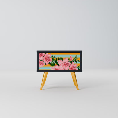 FRAGILE BEAUTY Nattduksbord i svart finish