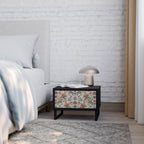 ORGANIC FOLKLORE Nightstand in Black Finish