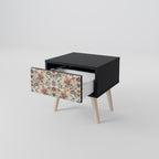 ORGANIC FOLKLORE Nightstand in Black Finish