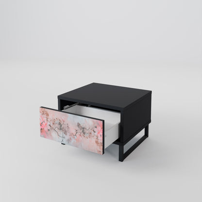 Nattduksbord i svart finish från CHERRY BLOSSOM