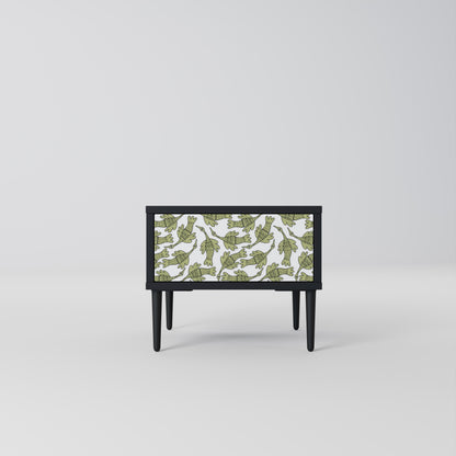 SEEDLING SONGBIRD Nightstand in Black Finish