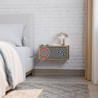 SPECTRA SHOWCASE Nightstand in Oak Effect