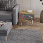 SPECTRA SHOWCASE Nightstand in Oak Effect