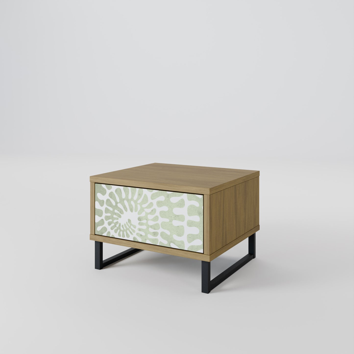 HELIX DANCE Nightstand in Oak Effect