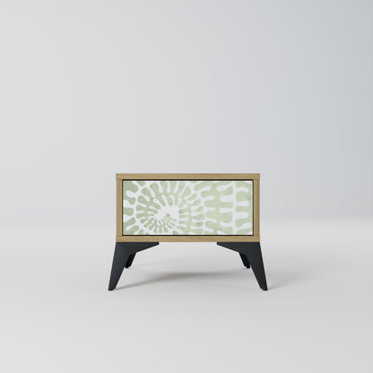 HELIX DANCE Nightstand in Oak Effect