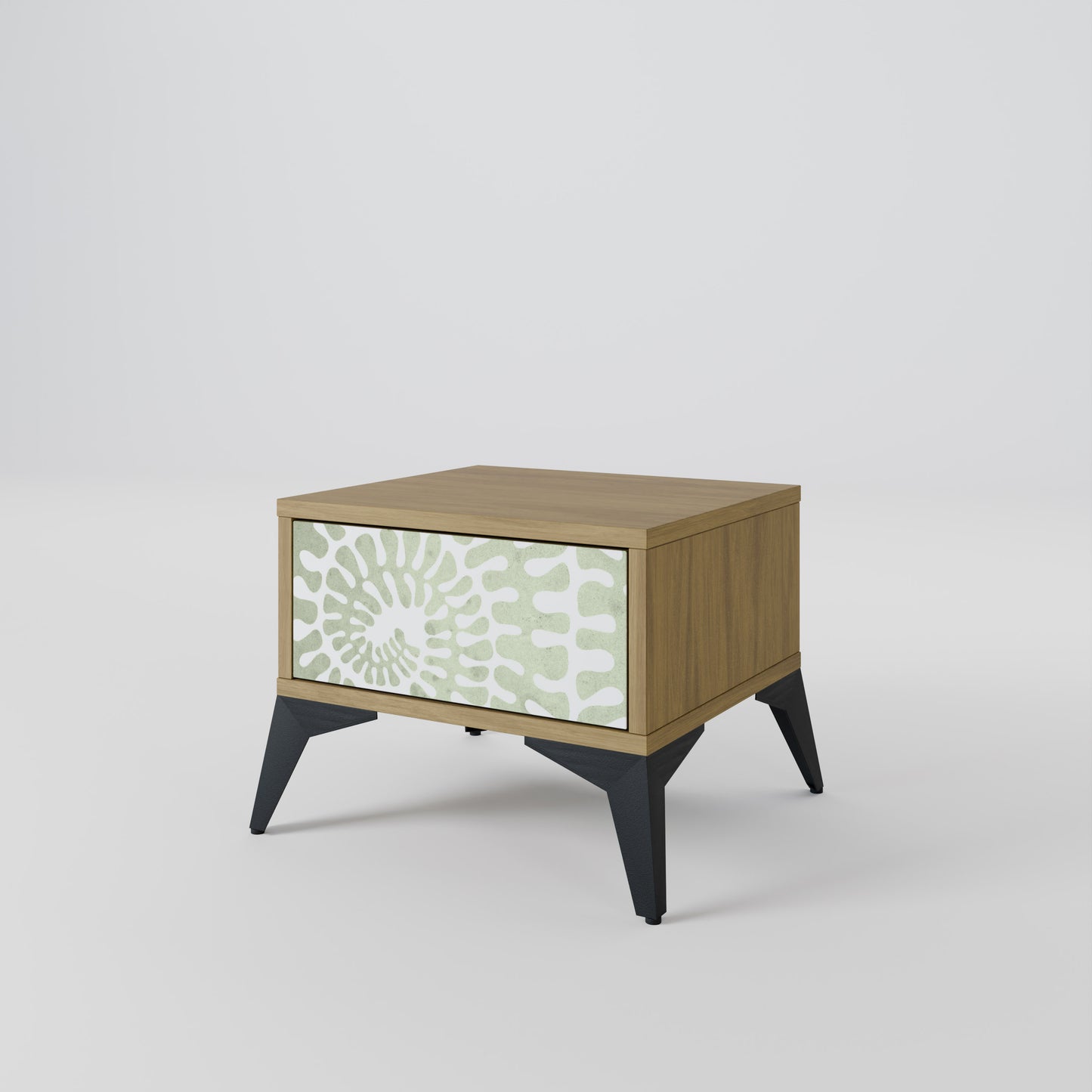 HELIX DANCE Nightstand in Oak Effect