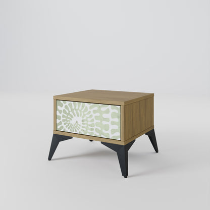 HELIX DANCE Nightstand in Oak Effect