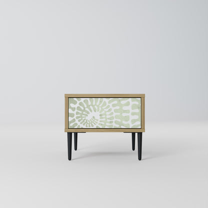 HELIX DANCE Nightstand in Oak Effect