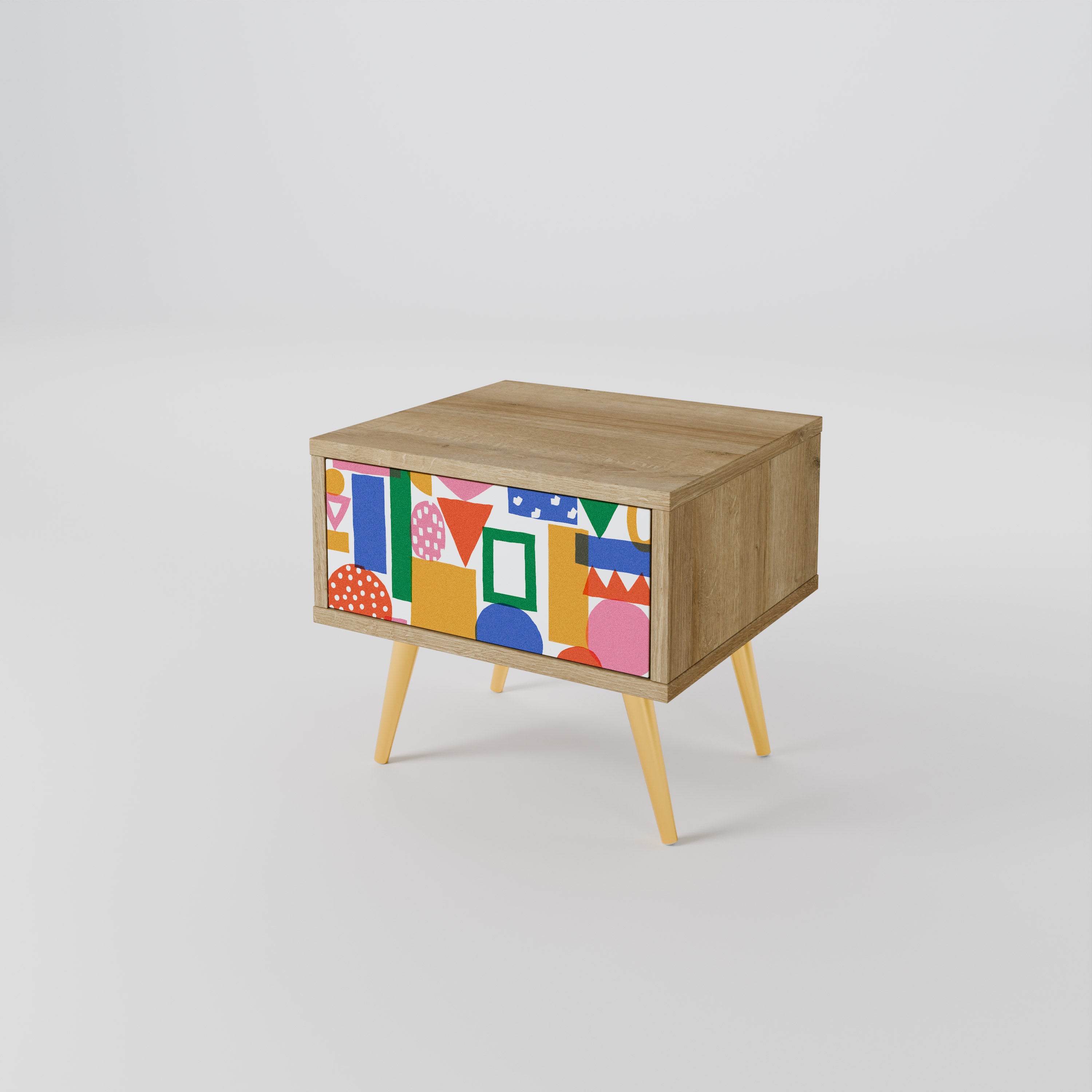 GEOMETRIC GLIMMER Nightstand
