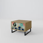 KANAGAWA BEAUTY Nightstand in Oak Effect