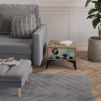 KANAGAWA BEAUTY Nightstand in Oak Effect