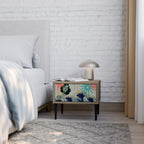 KANAGAWA BEAUTY Nightstand in Oak Effect