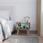 KANAGAWA BEAUTY Nightstand in Oak Effect