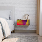 VIVID GEOMETRY Nightstand in Oak Effect