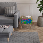 STREAMER TANGLE Nightstand in Oak Effect