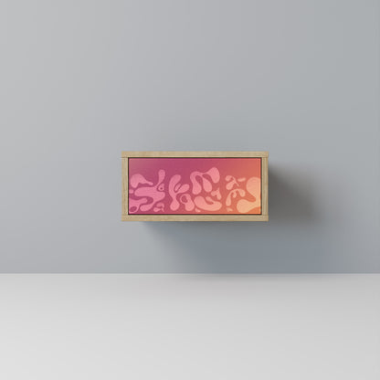 IRREGULAR ROSA Nattduksbord i Oak Effect