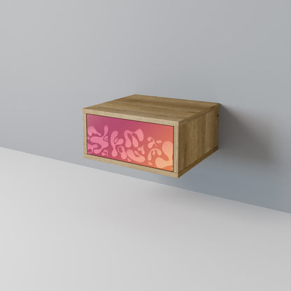 IRREGULAR ROSA Nattduksbord i Oak Effect