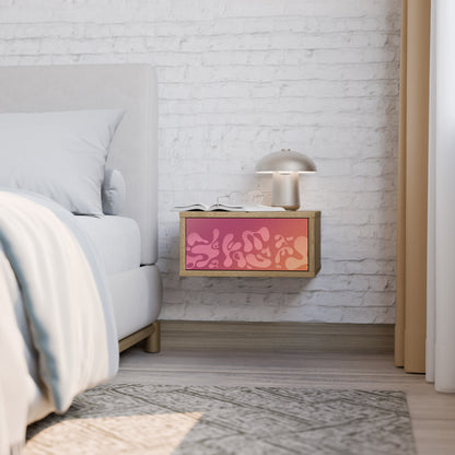 IRREGULAR ROSA Nattduksbord i Oak Effect