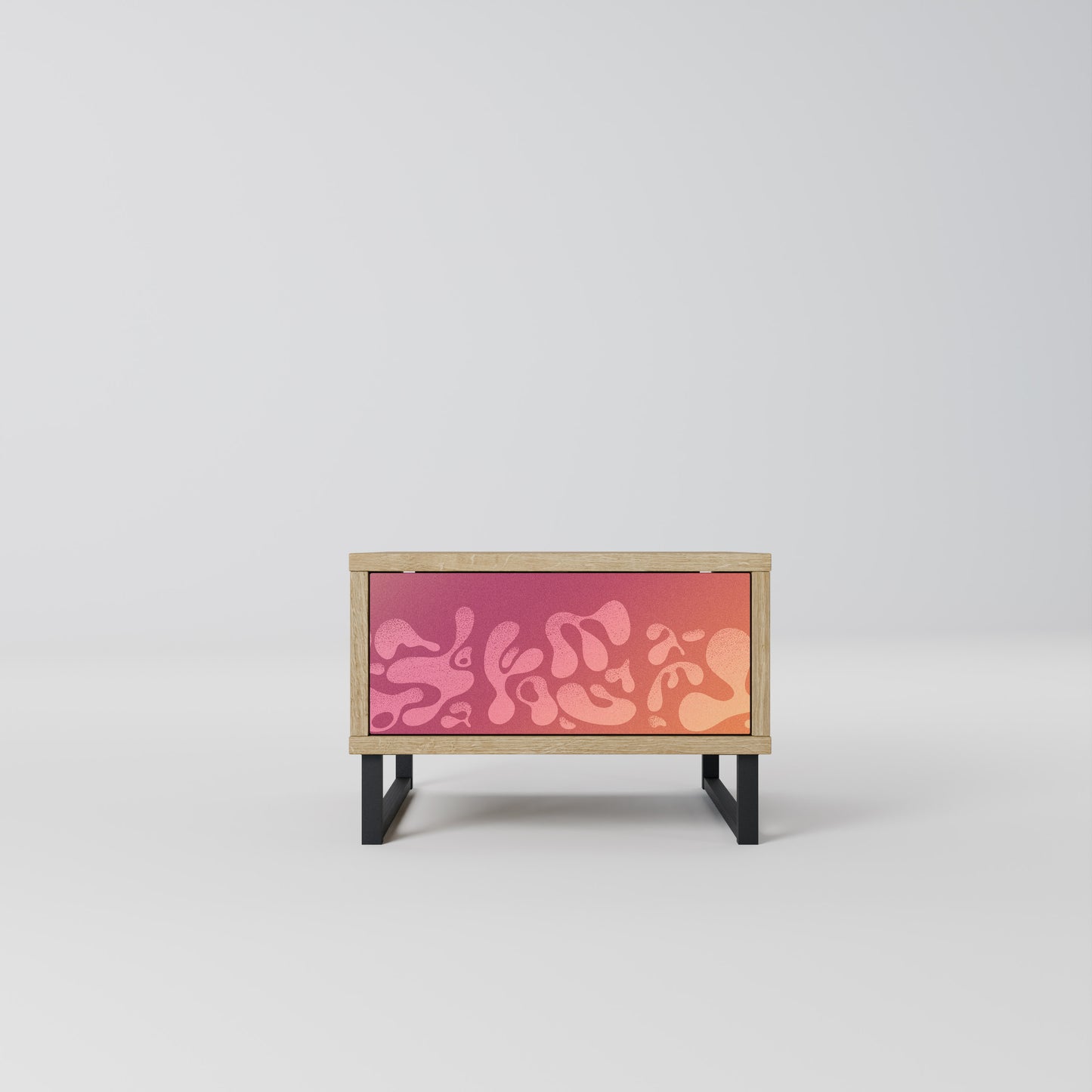 IRREGULAR ROSA Nattduksbord i Oak Effect
