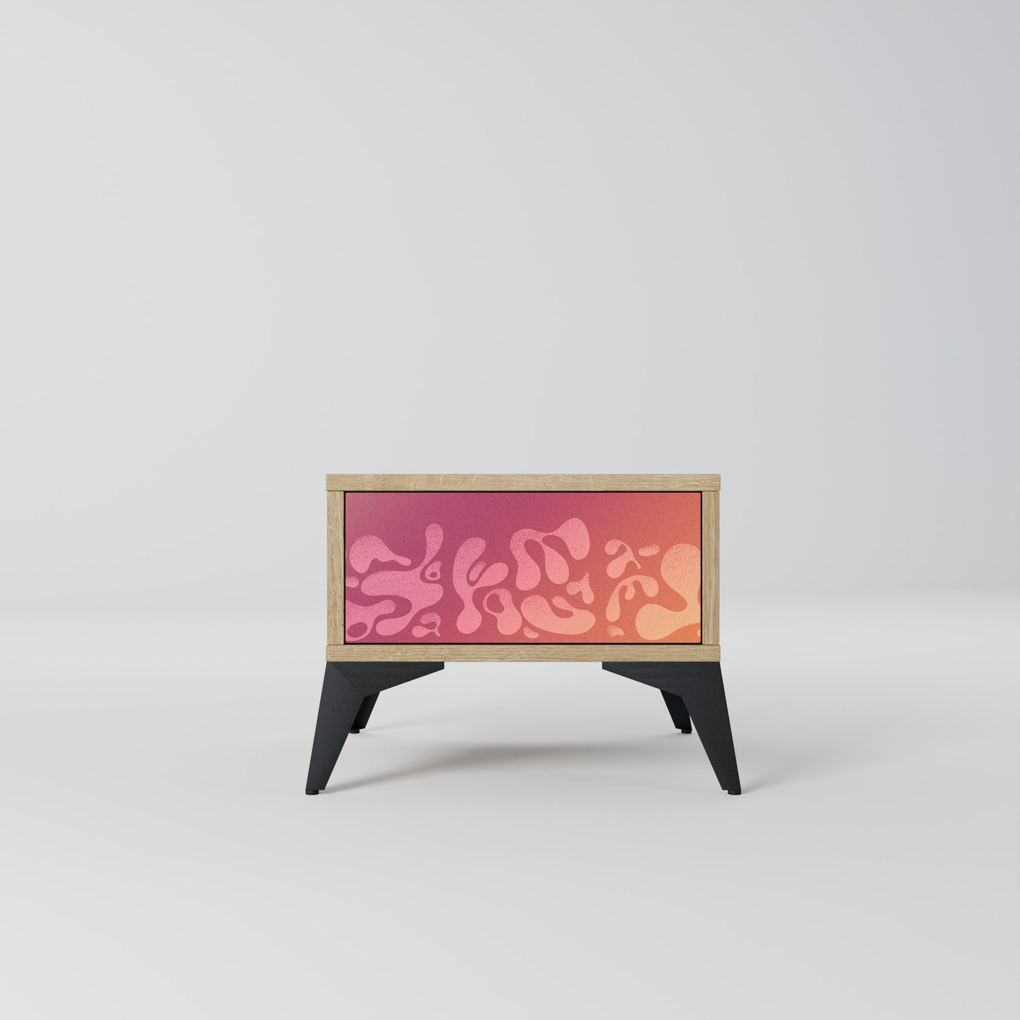 IRREGULAR ROSA Nattduksbord i Oak Effect