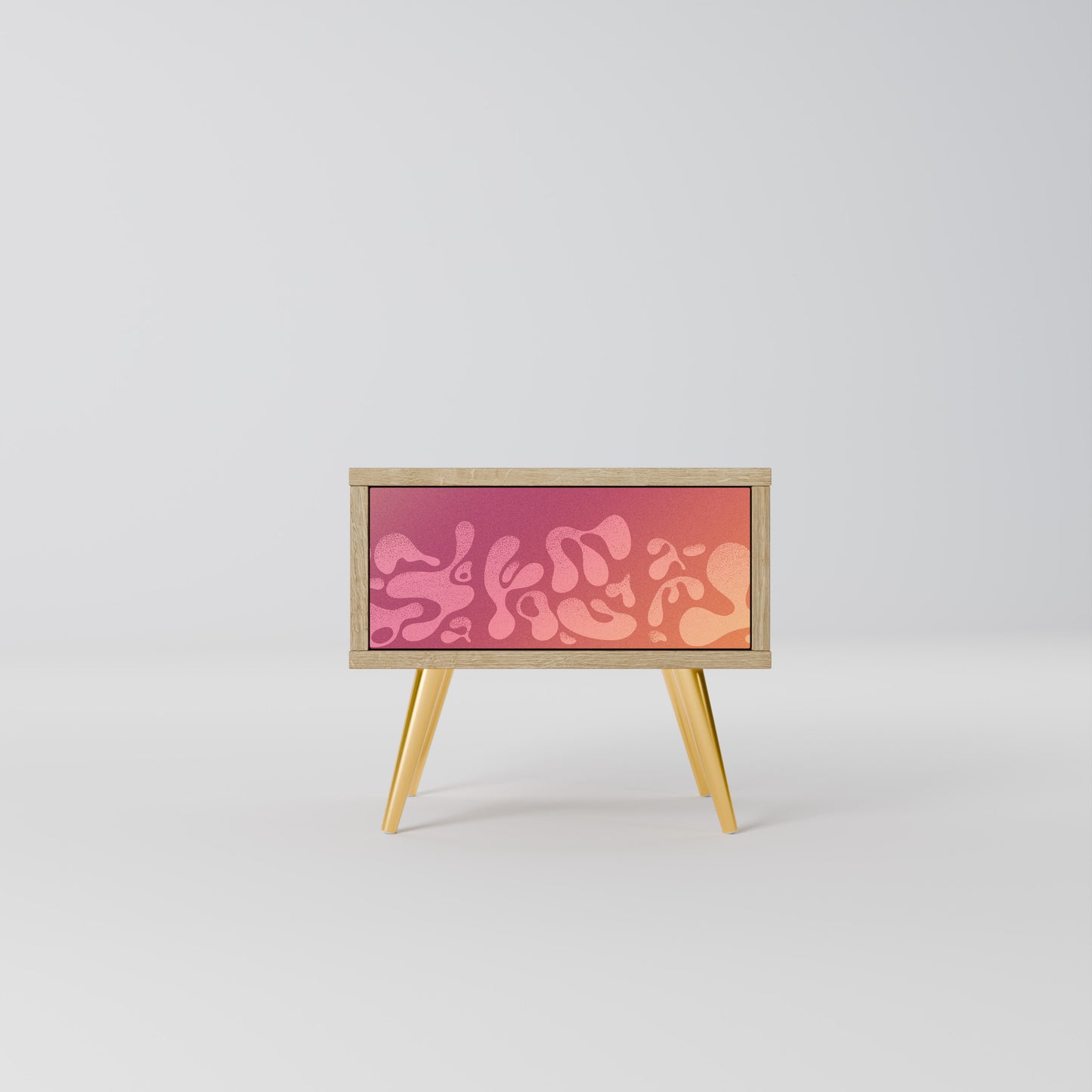 IRREGULAR ROSA Nattduksbord i Oak Effect