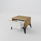 ENERGETIC SPOTS Nattduksbord i ekeffekt