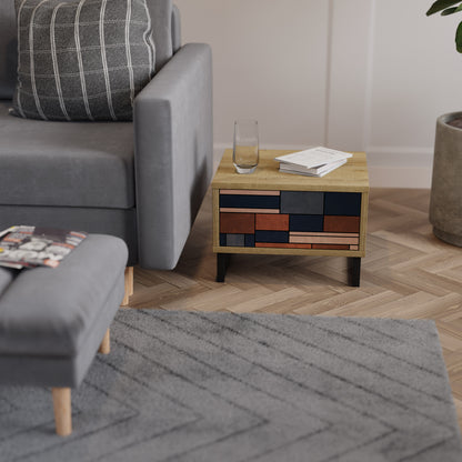 INTREPID FORMATION Nightstand in Oak Effect