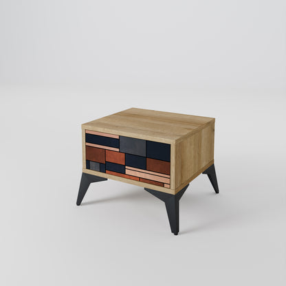 INTREPID FORMATION Nightstand in Oak Effect