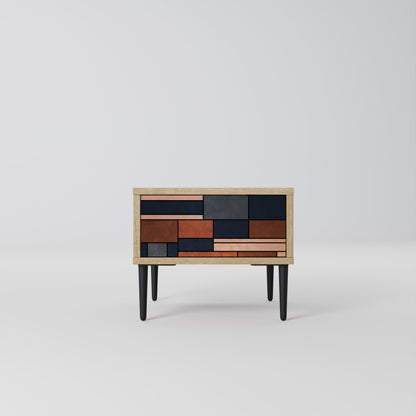 INTREPID FORMATION Nightstand in Oak Effect