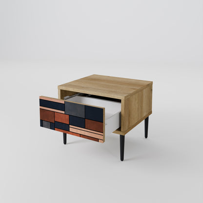 INTREPID FORMATION Nightstand in Oak Effect