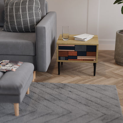 INTREPID FORMATION Nightstand in Oak Effect