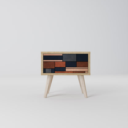 INTREPID FORMATION Nightstand in Oak Effect