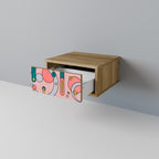 GOSSAMER ECHOES Nightstand in Oak Effect