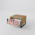 GOSSAMER ECHOES Nightstand in Oak Effect