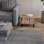 GOSSAMER ECHOES Nightstand in Oak Effect