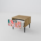 GOSSAMER ECHOES Nightstand in Oak Effect