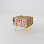 GOSSAMER ECHOES Nightstand in Oak Effect