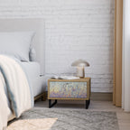 MOSAIC OF COLORS Nightstand in Oak Effect